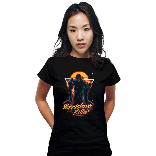 Secret_Shirts Fitted Shirts, Woman / Small / Black Retro Killer