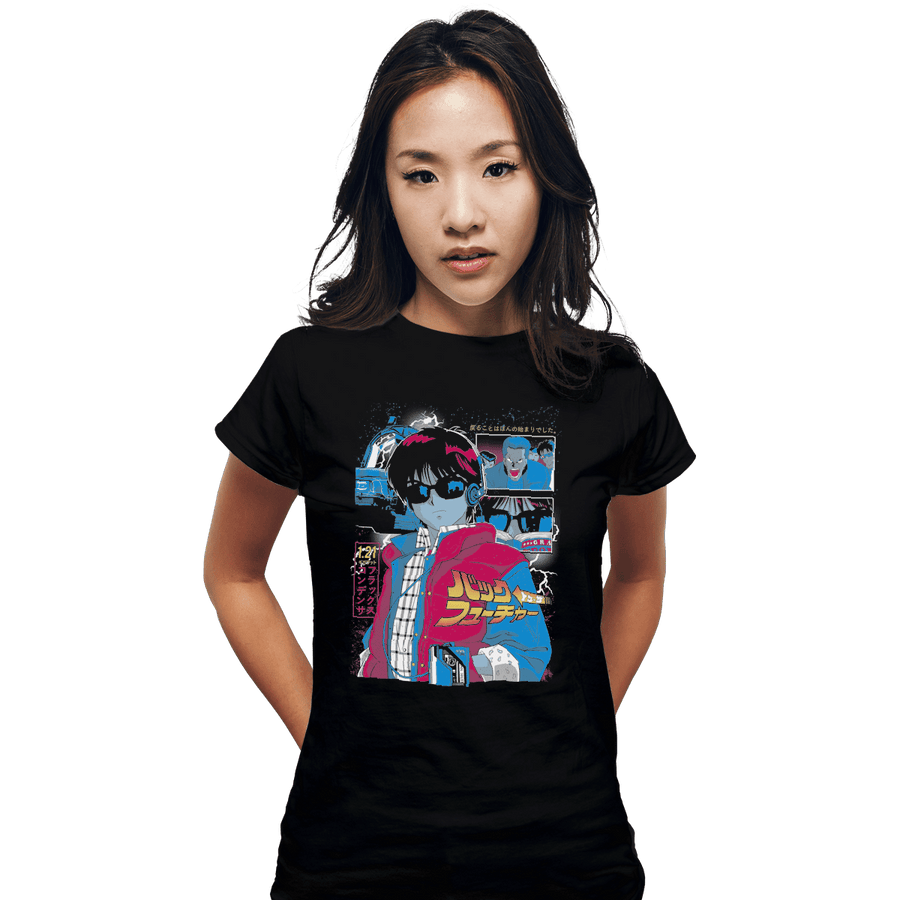 Shirts Fitted Shirts, Woman / Small / Black Back To The City Pop