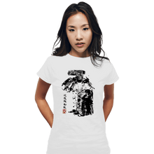 Load image into Gallery viewer, Daily_Deal_Shirts Fitted Shirts, Woman / Small / White Major Vs Tank Sumi-e
