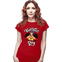 Load image into Gallery viewer, Secret_Shirts Fitted Shirts, Woman / Small / Red Faye Valentine&#39;s Day
