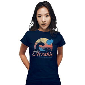 Shirts Fitted Shirts, Woman / Small / Navy Surf Arrakis