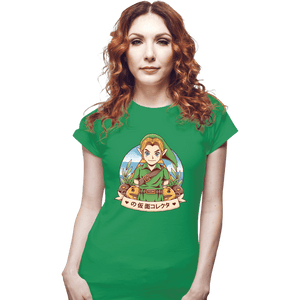 Shirts Fitted Shirts, Woman / Small / Irish Green Mask Collector