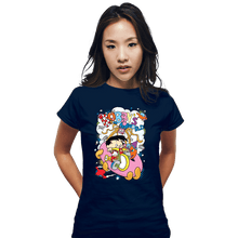 Load image into Gallery viewer, Secret_Shirts Fitted Shirts, Woman / Small / Navy Bobby&#39;s World

