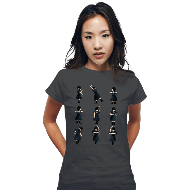 Daily_Deal_Shirts Fitted Shirts, Woman / Small / Charcoal Freak Dance