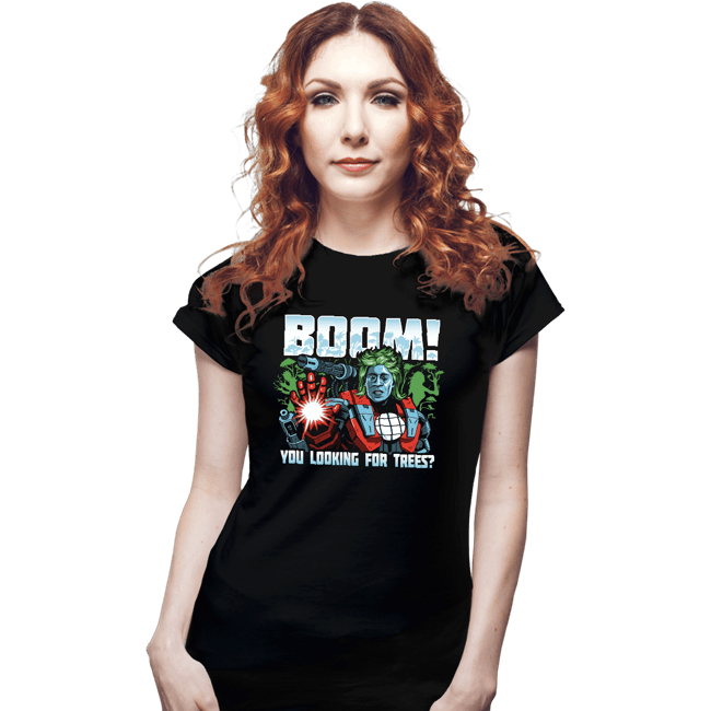 Secret_Shirts Fitted Shirts, Woman / Small / Black The Captain Machine