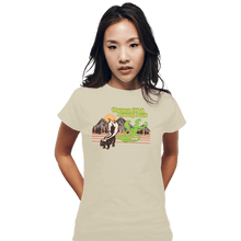 Load image into Gallery viewer, Daily_Deal_Shirts Fitted Shirts, Woman / Small / White Lonely Skunk
