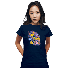 Load image into Gallery viewer, Secret_Shirts Fitted Shirts, Woman / Small / Navy Star Power
