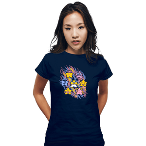 Secret_Shirts Fitted Shirts, Woman / Small / Navy Star Power