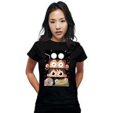 Load image into Gallery viewer, Daily_Deal_Shirts Fitted Shirts, Woman / Small / Black OTGW Eyes
