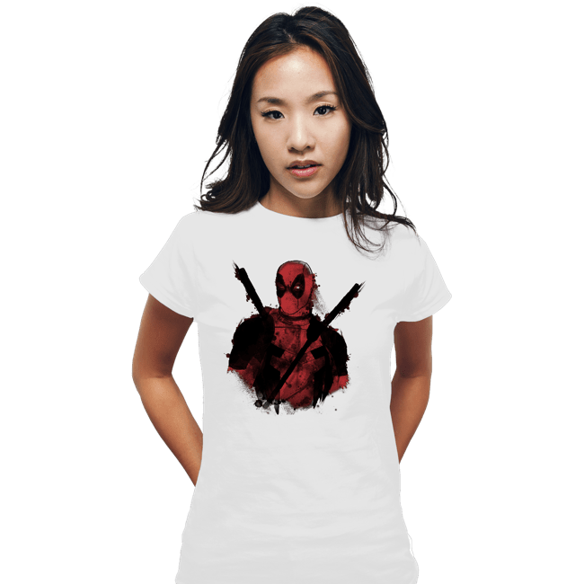 Shirts Fitted Shirts, Woman / Small / White Merc Ink