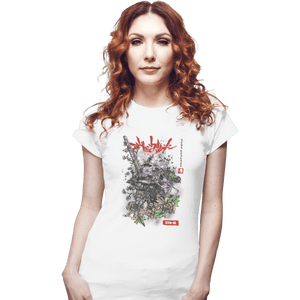 Shirts Fitted Shirts, Woman / Small / White Evangelion Ink
