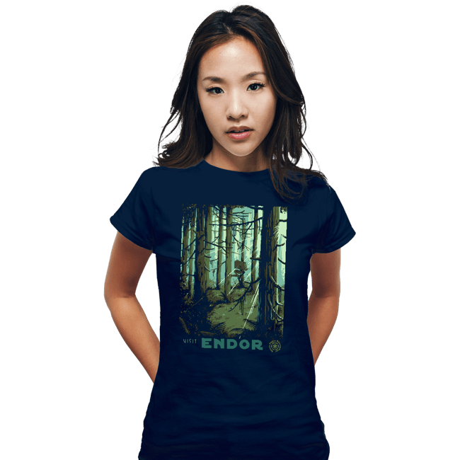 Shirts Fitted Shirts, Woman / Small / Navy Visit Endor