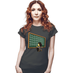 Shirts Fitted Shirts, Woman / Small / Charcoal Montoya Detention
