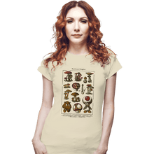 Load image into Gallery viewer, Daily_Deal_Shirts Fitted Shirts, Woman / Small / White Mario Mushrooms
