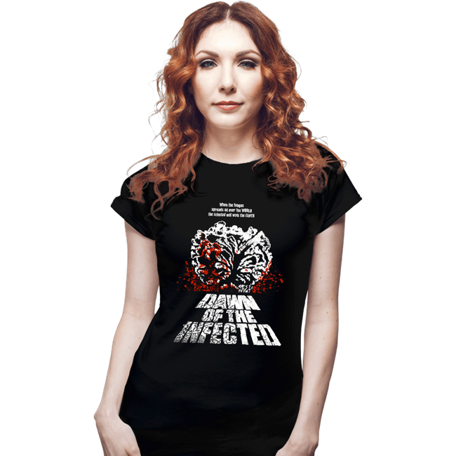 Daily_Deal_Shirts Fitted Shirts, Woman / Small / Black Dawn Of The Infected