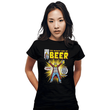 Load image into Gallery viewer, Shirts Fitted Shirts, Woman / Small / Black God Of Beer
