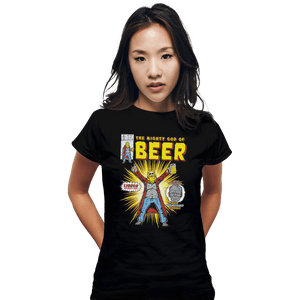 Shirts Fitted Shirts, Woman / Small / Black God Of Beer