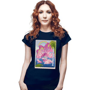 Shirts Fitted Shirts, Woman / Small / Navy Visit Neverland