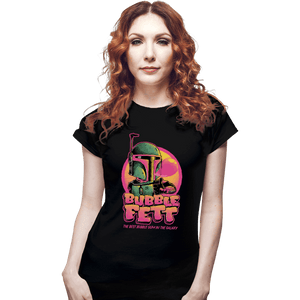 Daily_Deal_Shirts Fitted Shirts, Woman / Small / Black Bubble Fett