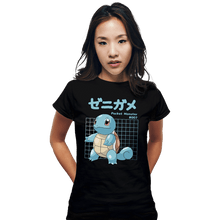 Load image into Gallery viewer, Sold_Out_Shirts Fitted Shirts, Woman / Small / Black Squirtle X-Ray
