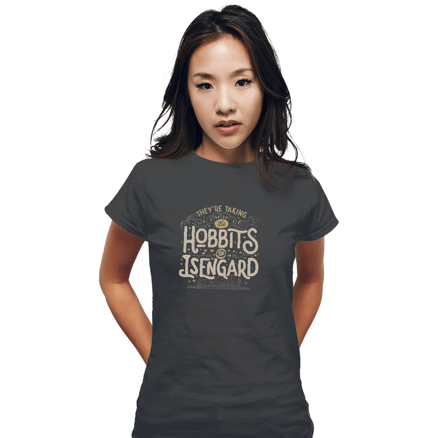 Shirts Fitted Shirts, Woman / Small / Charcoal Taking The Hobbits To Isengard