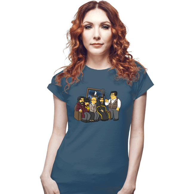 Shirts Fitted Shirts, Woman / Small / Indigo Blue Family Photo, But Not You Guillermo