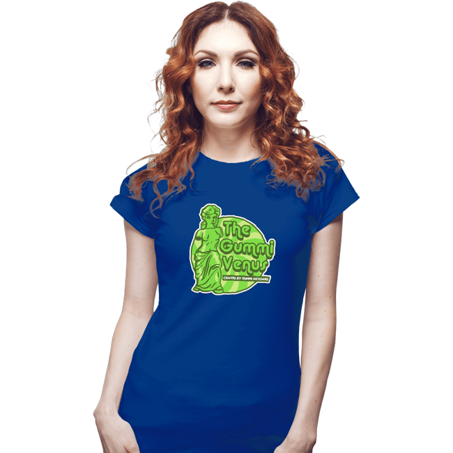 Shirts Fitted Shirts, Woman / Small / Royal Blue Gummi Venus
