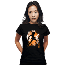 Load image into Gallery viewer, Shirts Fitted Shirts, Woman / Small / Black Cosmic Tsuna
