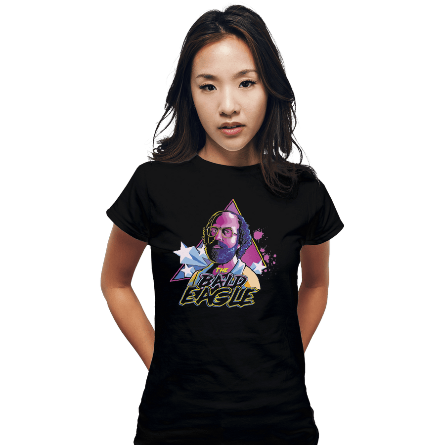 Shirts Fitted Shirts, Woman / Small / Black The Bald Eagle