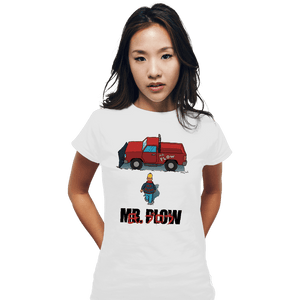 Secret_Shirts Fitted Shirts, Woman / Small / White Plow-Kira