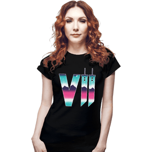 Shirts Fitted Shirts, Woman / Small / Black Neon Fantasy