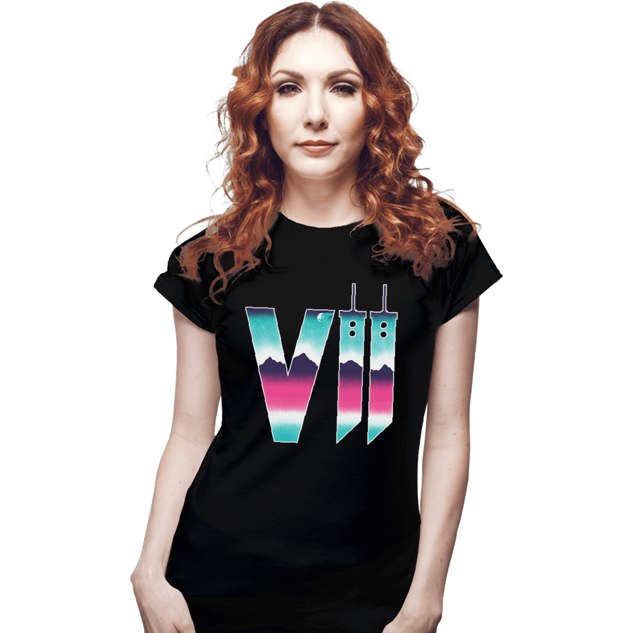 Shirts Fitted Shirts, Woman / Small / Black Neon Fantasy