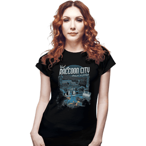 Shirts Fitted Shirts, Woman / Small / Black Visit Raccoon City