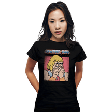Load image into Gallery viewer, Secret_Shirts Fitted Shirts, Woman / Small / Black HEHEHE Man
