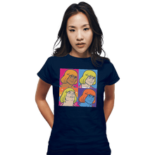 Load image into Gallery viewer, Shirts Fitted Shirts, Woman / Small / Navy Fabulous Secret
