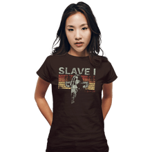 Load image into Gallery viewer, Shirts Fitted Shirts, Woman / Small / Black Retro Slave 1

