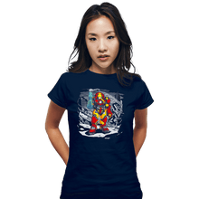 Load image into Gallery viewer, Shirts Fitted Shirts, Woman / Small / Navy Ridley Buster
