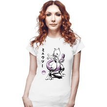 Load image into Gallery viewer, Shirts Fitted Shirts, Woman / Small / White Psychic Power
