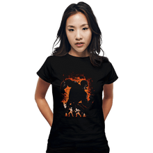 Load image into Gallery viewer, Shirts Fitted Shirts, Woman / Small / Black Armored Titan
