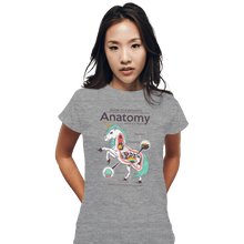 Load image into Gallery viewer, Shirts Fitted Shirts, Woman / Small / Sports Grey Anatomy Of A Unicorn
