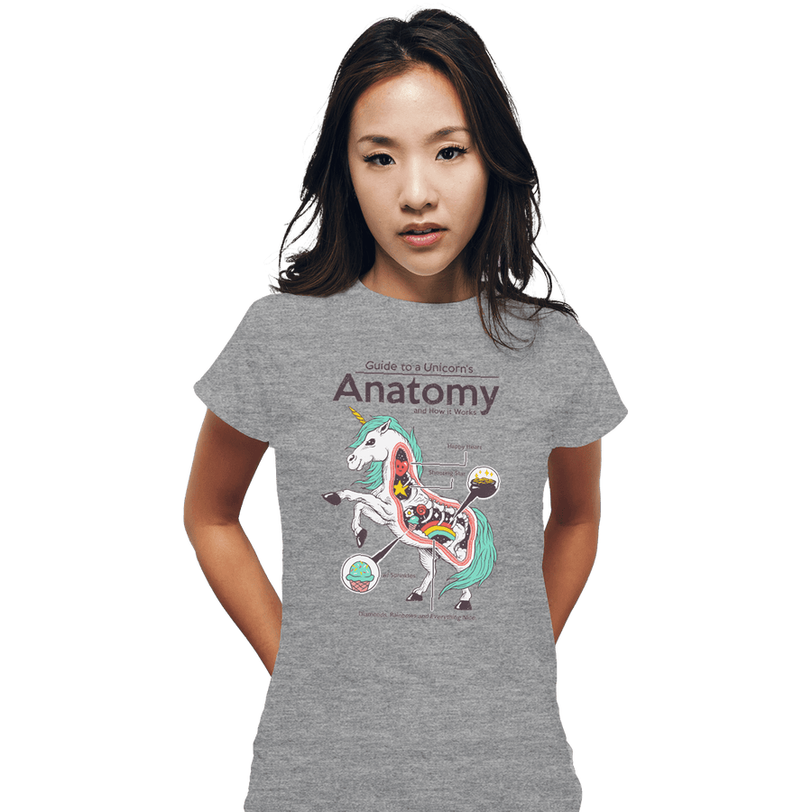 Shirts Fitted Shirts, Woman / Small / Sports Grey Anatomy Of A Unicorn