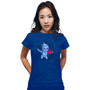 Shirts Fitted Shirts, Woman / Small / Royal Blue Neverheart