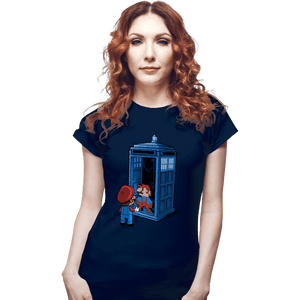 Shirts Fitted Shirts, Woman / Small / Navy Back To 8 Bits