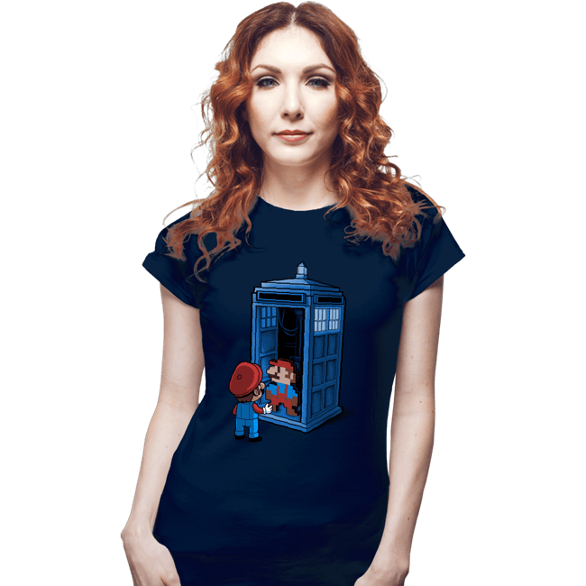 Shirts Fitted Shirts, Woman / Small / Navy Back To 8 Bits