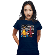 Load image into Gallery viewer, Secret_Shirts Fitted Shirts, Woman / Small / Navy Merconia!
