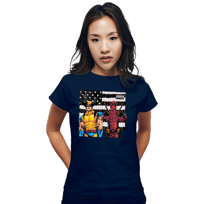 Secret_Shirts Fitted Shirts, Woman / Small / Navy Merconia!