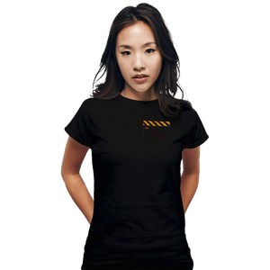Shirts Fitted Shirts, Woman / Small / Black Pocket Trap