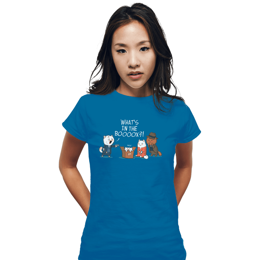 Shirts Fitted Shirts, Woman / Small / Sapphire What's In The Booox?