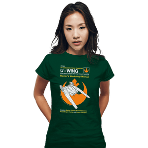 Secret_Shirts Fitted Shirts, Woman / Small / Irish green U-Wing Manual