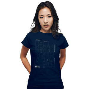Secret_Shirts Fitted Shirts, Woman / Small / Navy RX 78 2 Blueprint